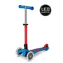 Micro | mini step deluxe | neon blauw/rood | led