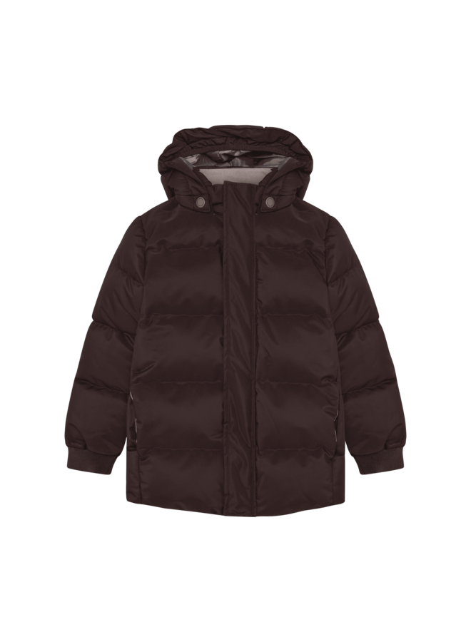 En Fant | jacket quilt solid | coffee bean