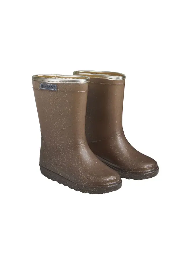 En Fant | thermo boots glitter | coffee bean