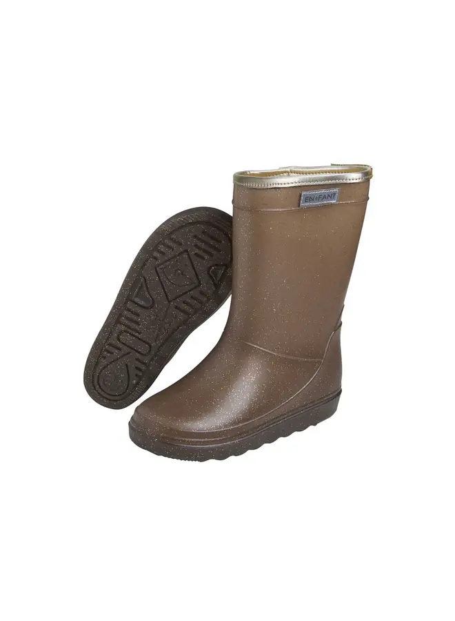 En Fant | thermo boots glitter | coffee bean