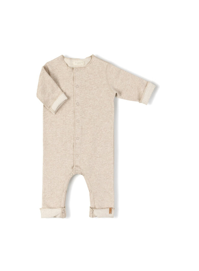 Nixnut | born onesie | beige