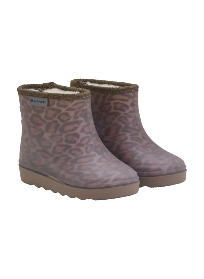 En Fant | thermo boots short | print | pine bark