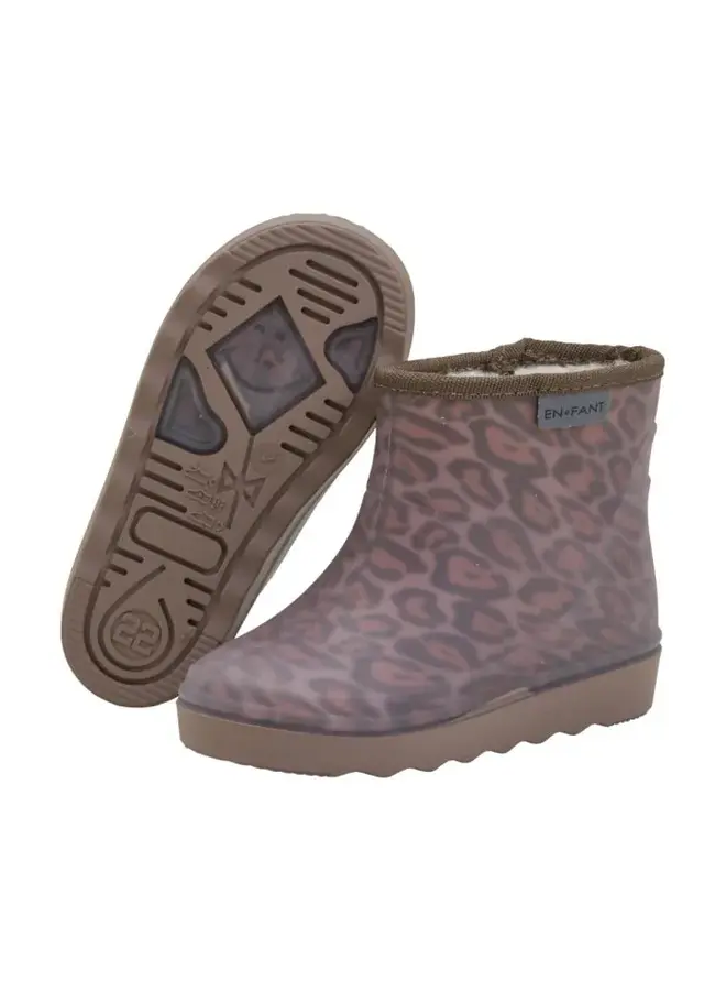 En Fant | thermo boots short | print | pine bark