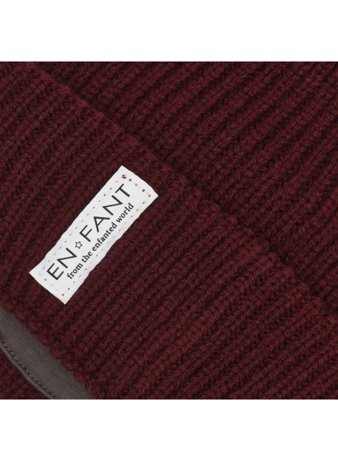 En Fant | beanie w lining & jersey lining | port royale