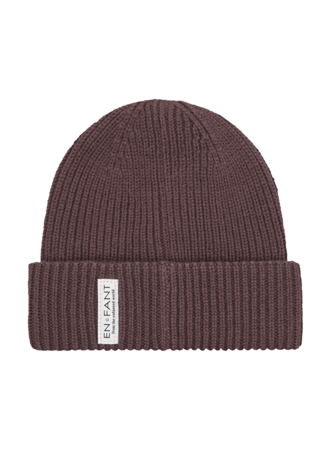 En Fant | beanie w lining & jersey lining | flint