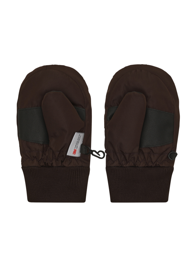 En Fant | mittens waterproof fabric | coffee bean