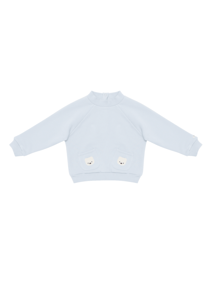 Donsje | foppe sweater | polar bears | ice blue