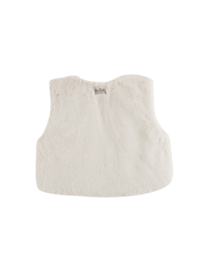 Donsje | pimmy gilet | off white teddy