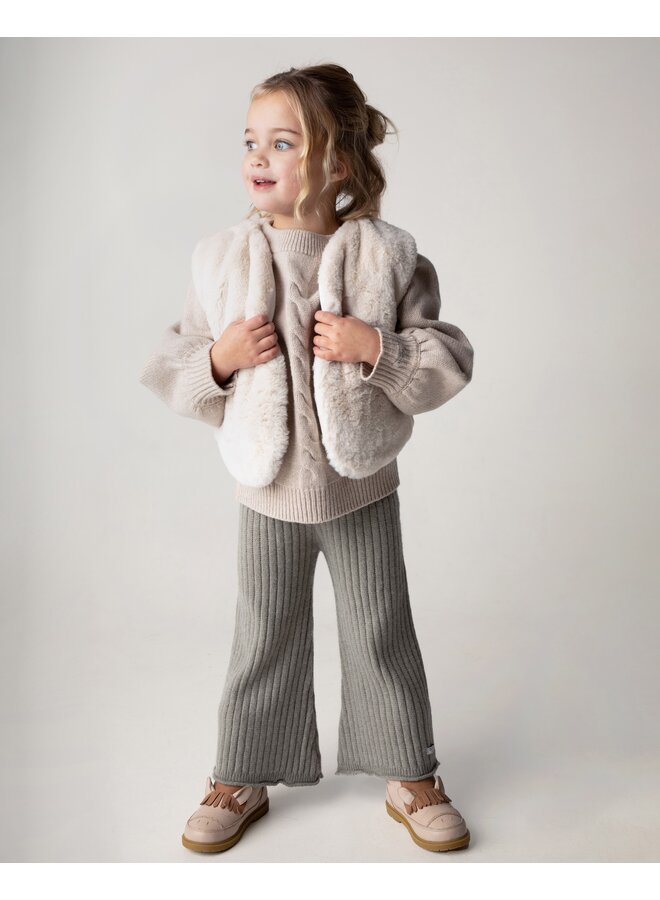 Donsje | pimmy gilet | off white teddy