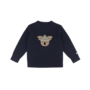 Donsje | denn merino wool sweater | koala | blue marine melange