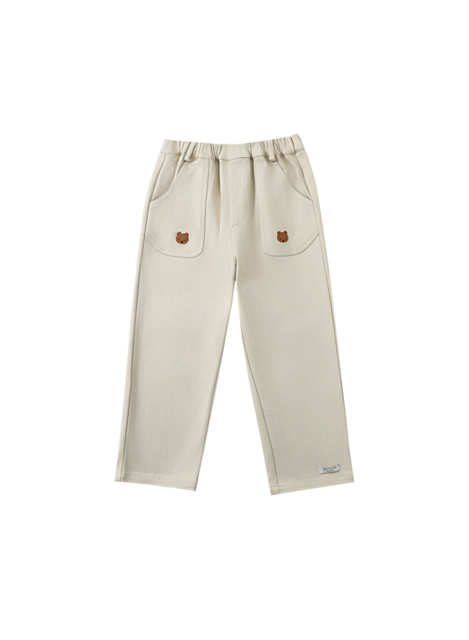 Donsje | kassim trousers | bear | biscotti