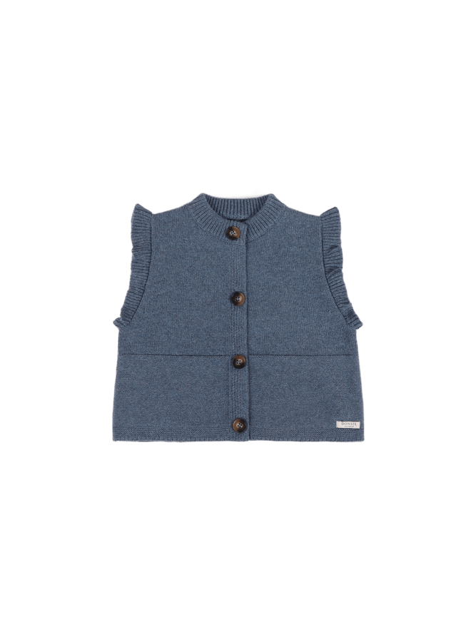 Donsje | hespera vest | royal blue melange