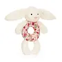 Jellycat | cream bunny 'berry' ring rattle