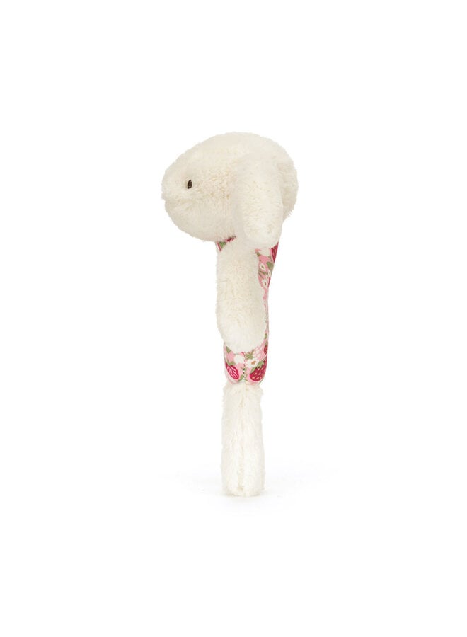 Jellycat | cream bunny 'berry' ring rattle