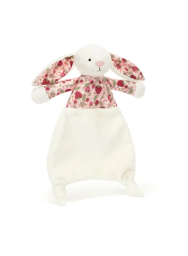 Jellycat | blossom cream bunny 'berry' comforter