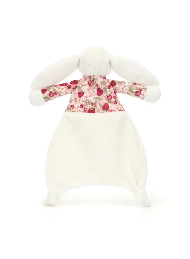 Jellycat | blossom cream bunny 'berry' comforter