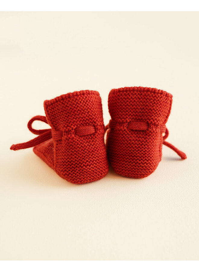 Hvid | booties | red