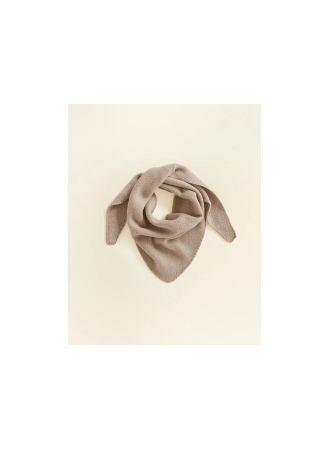 Hvid | triangle scarf josephina | sand