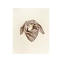 Hvid | triangle scarf josephina | sand