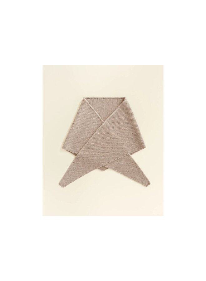 Hvid | triangle scarf josephina | sand