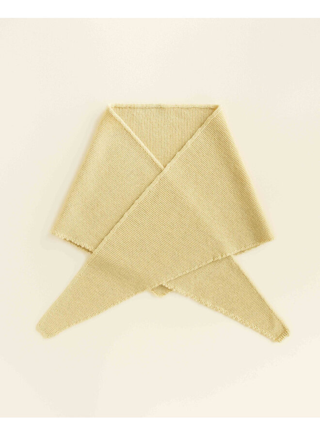 Hvid | triangle scarf josephina | light yellow