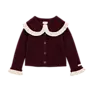 Donsje | zoila cardigan | aubergine