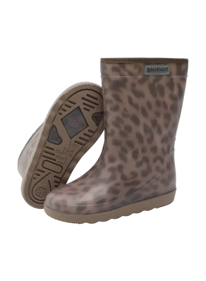 En Fant | thermo boots print | pine bark