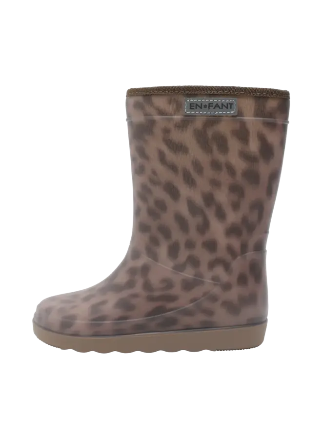 En Fant | thermo boots print | pine bark
