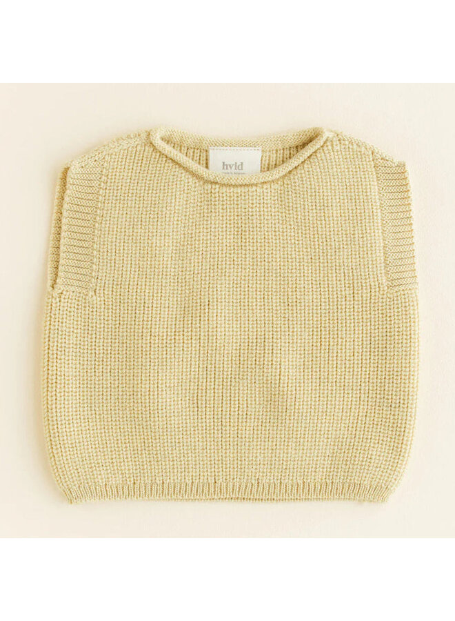Hvid | vest harvey baby | light yellow