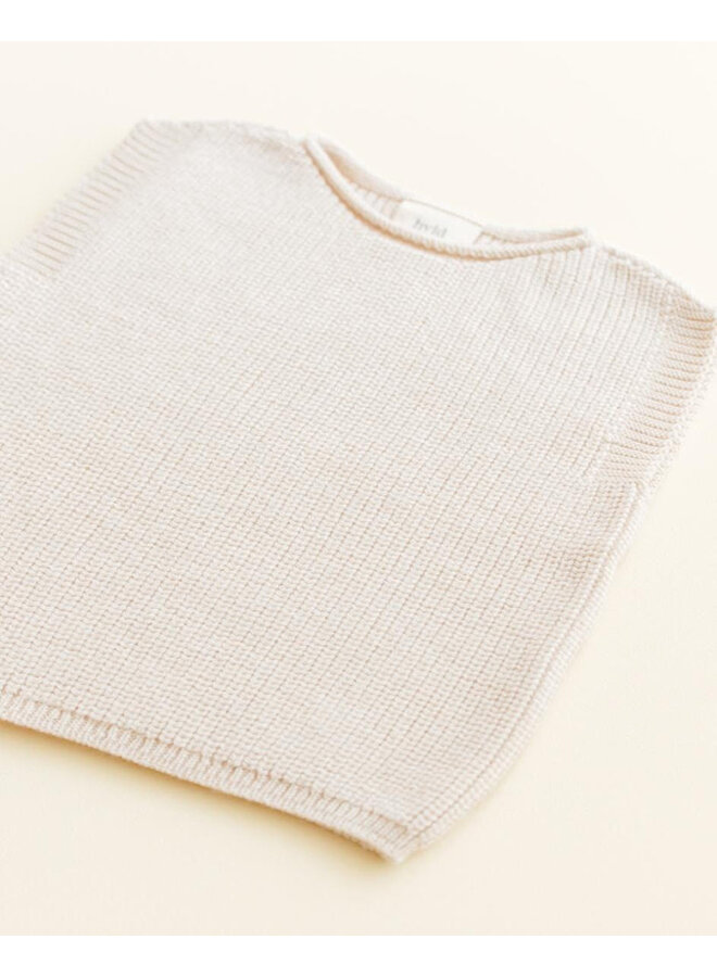 Hvid | vest harvey baby | cream