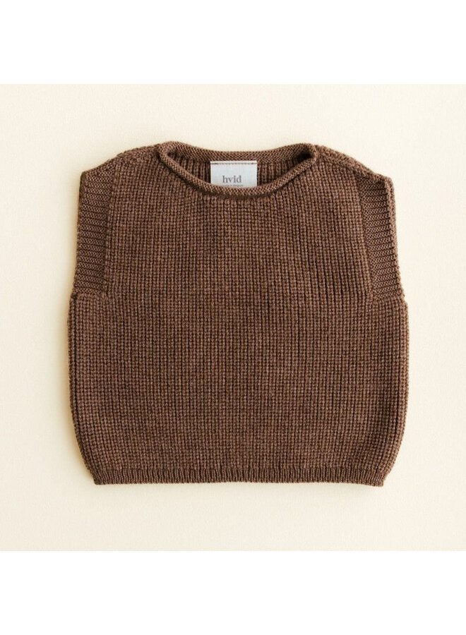 Hvid | vest harvey baby | mocha