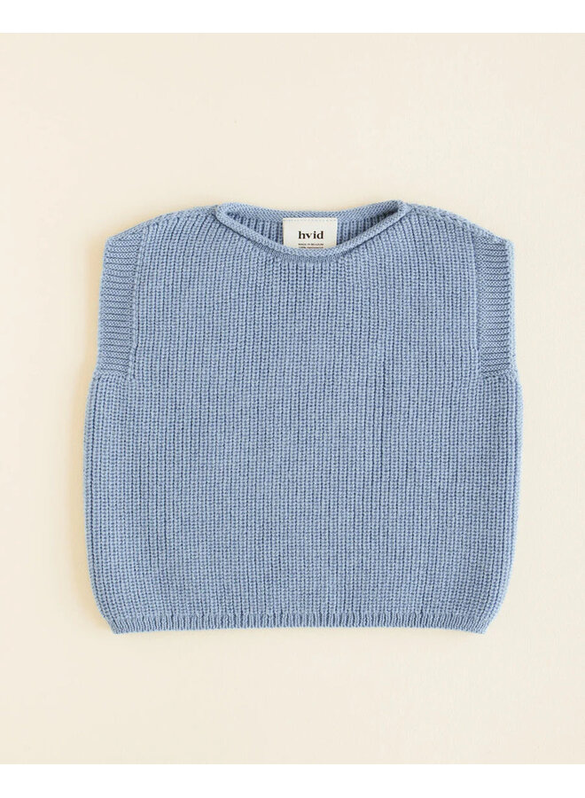 Hvid | vest harvey baby | light blue