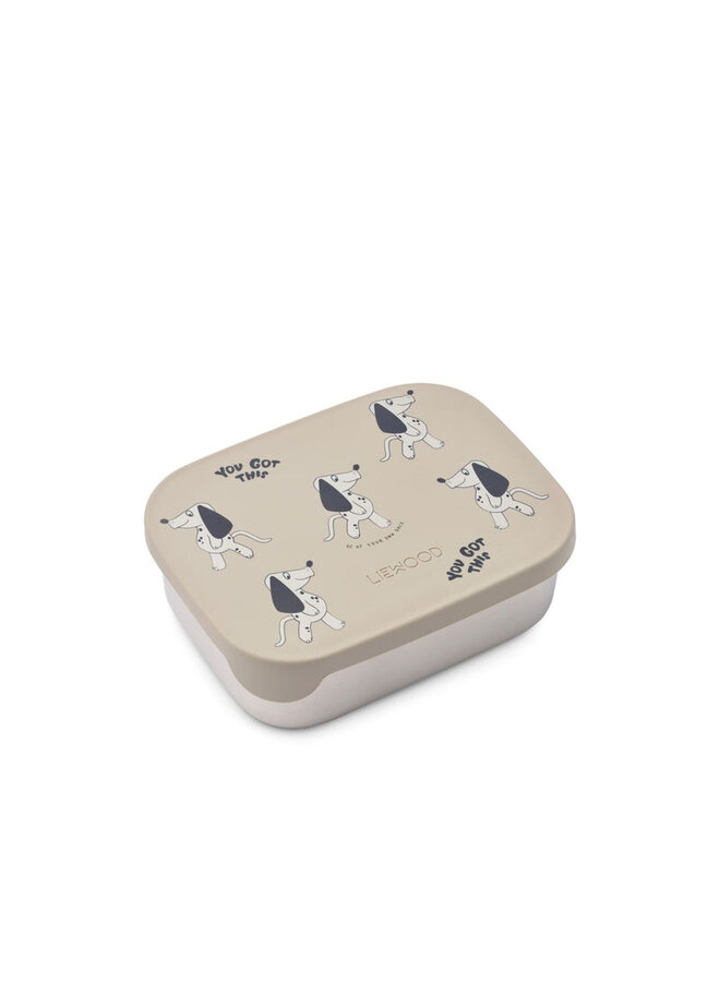 Liewood | arthur printed lunchbox | dakota dog / mist