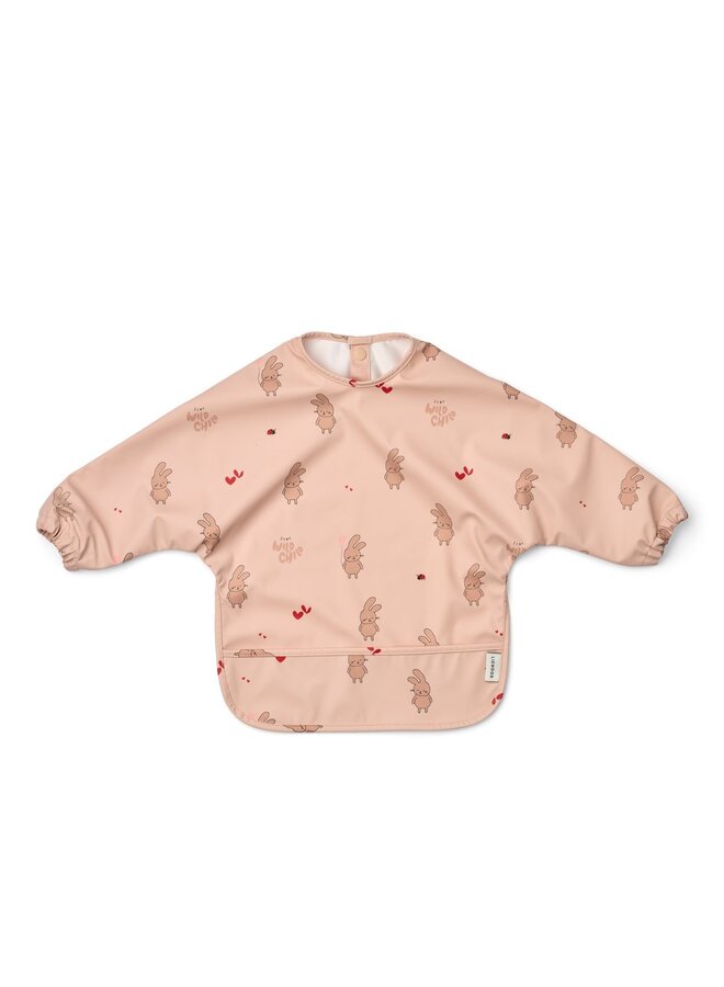 Liewood | merle printed cape bib | wild child / rosey