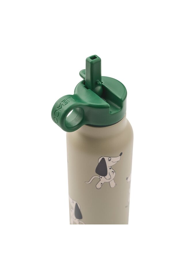 Liewood | falk water bottle 350 ml | dakota dog / mist