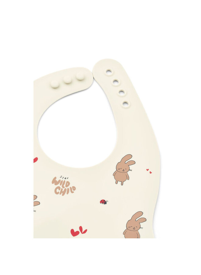 Liewood | ember printed bib 2-pack | wild child / rosey