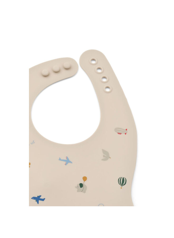 Liewood | ember printed bib 2-pack | flying / sandy