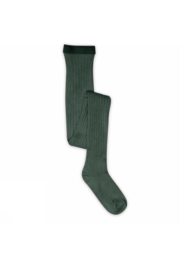 MP Denmark | cotton rib tights | dark forest
