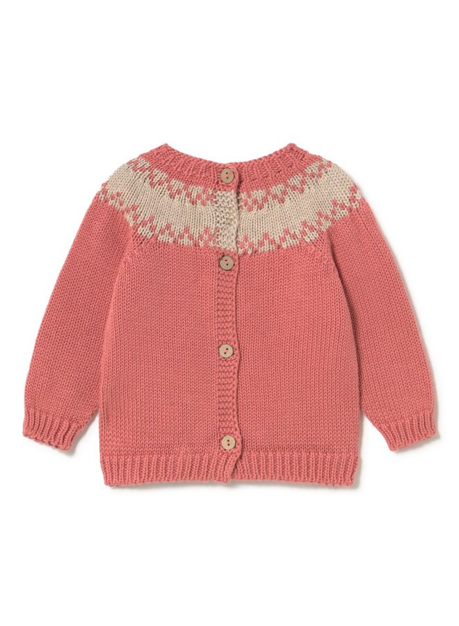 Li & Me | poppy | thick sweater | berry-toasted