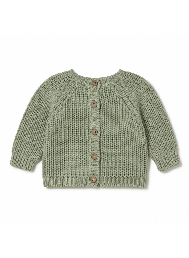 Li & Me | tilly | thick sweater | eucaliptus