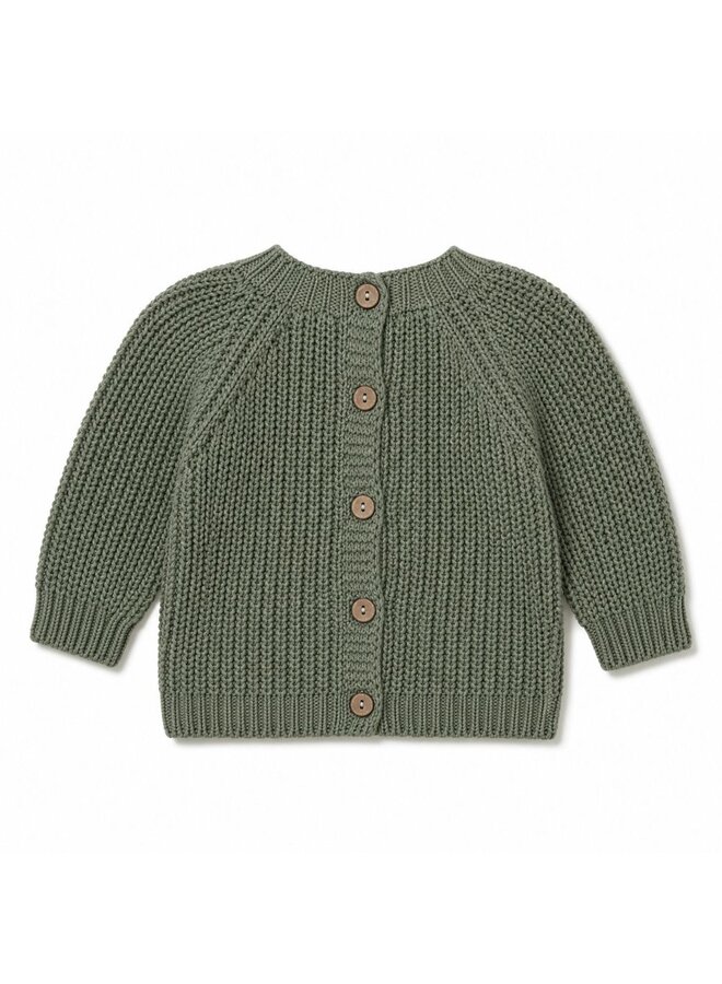 Li & Me | tilly | thick sweater | forest