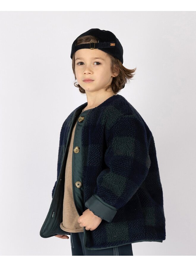 Nixnut | check jacket | moss