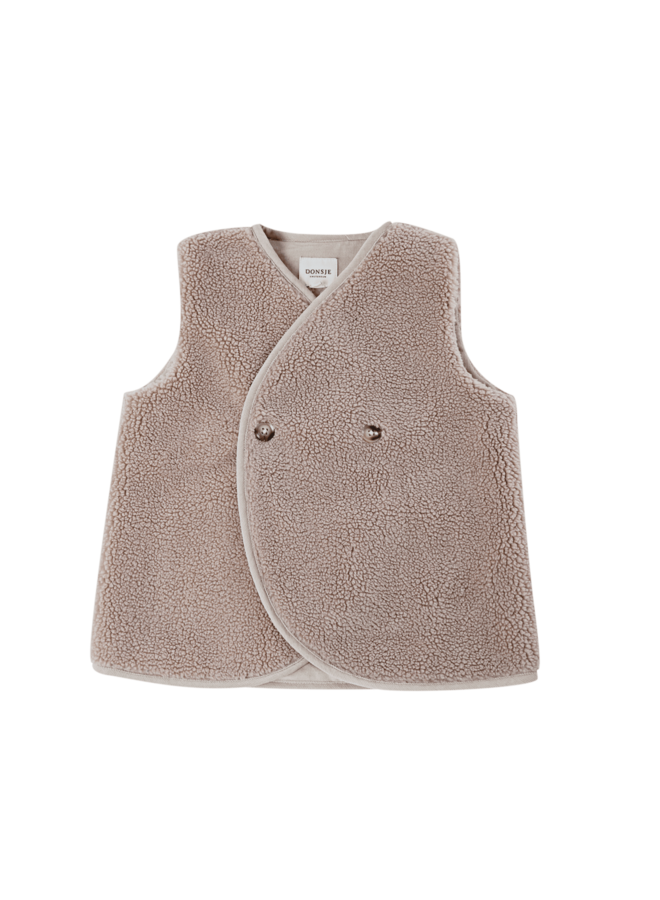 Donsje | monty gilet | hazelnut