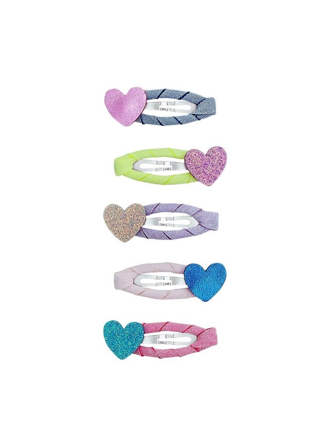 Mimi & Lula | happy heart mini hair clips