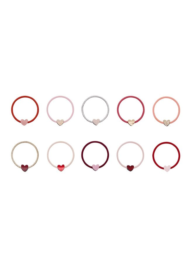 Mimi & Lula | teeny weeny heart hair ties