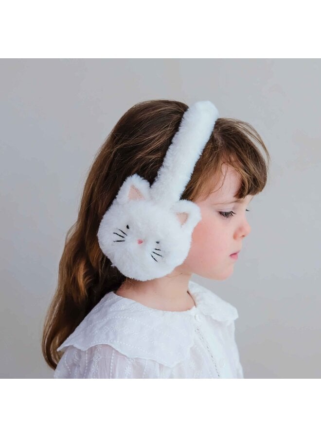 Mimi & Lula | cream kitty cat earmuffs