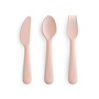 Mushie | cutlery set | blush