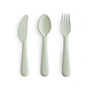 Mushie | cutlery set | sage