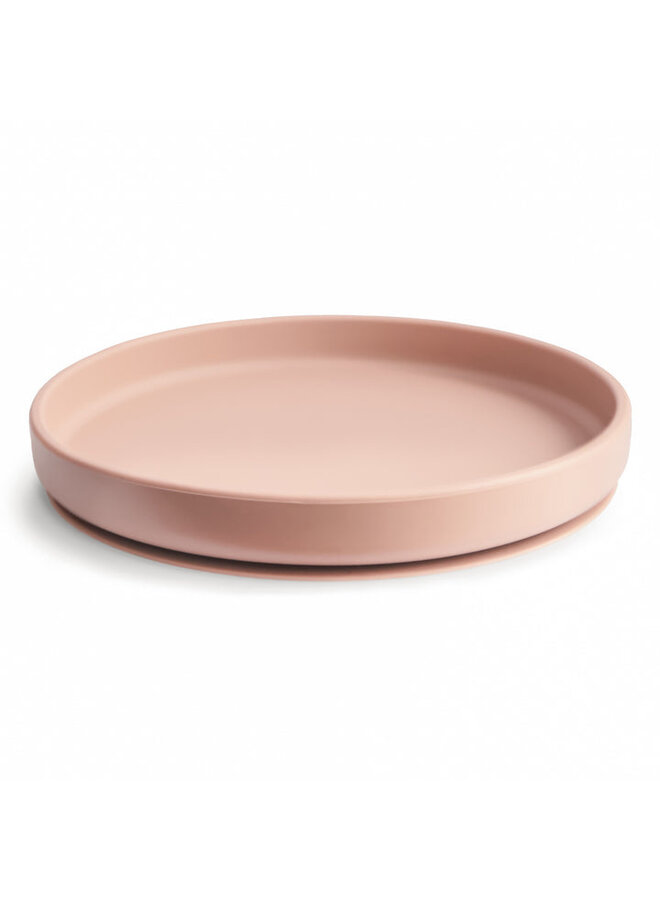 Mushie | classic silicone plate | blush