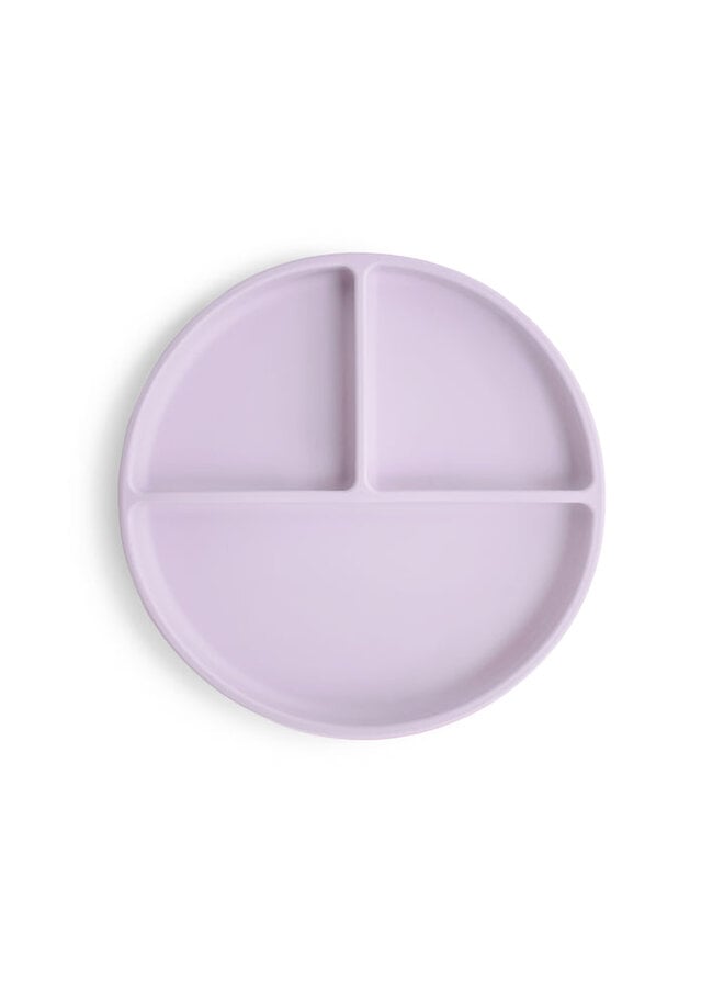 Mushie | silicone plate | soft lilac